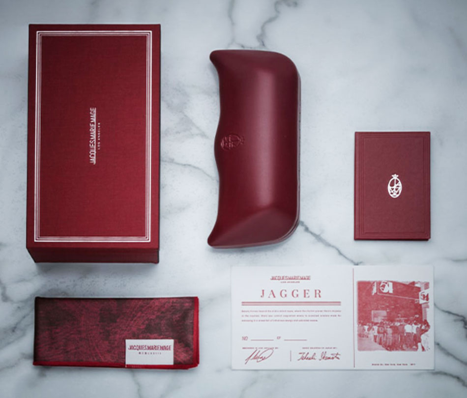 Packaging Jacques Marie Mage JAGGER in CHAMPAGNE